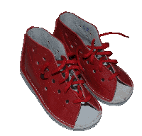 obuwie profilaktyczne domowe czerwone