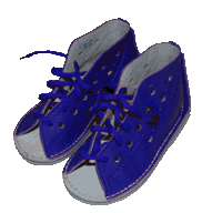 obuwie profilaktyczne domowe niebieskie