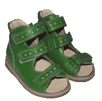 obuwie profilaktyczne letnie sandałki zielone